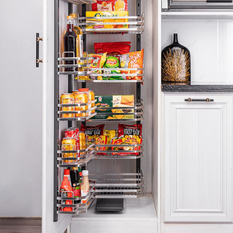 Tủ kho 6 tầng inox nan dẹt